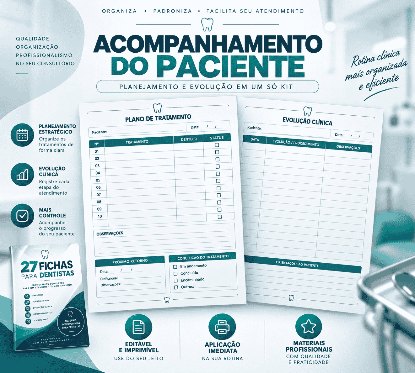 Ficha de anamnese odontológica